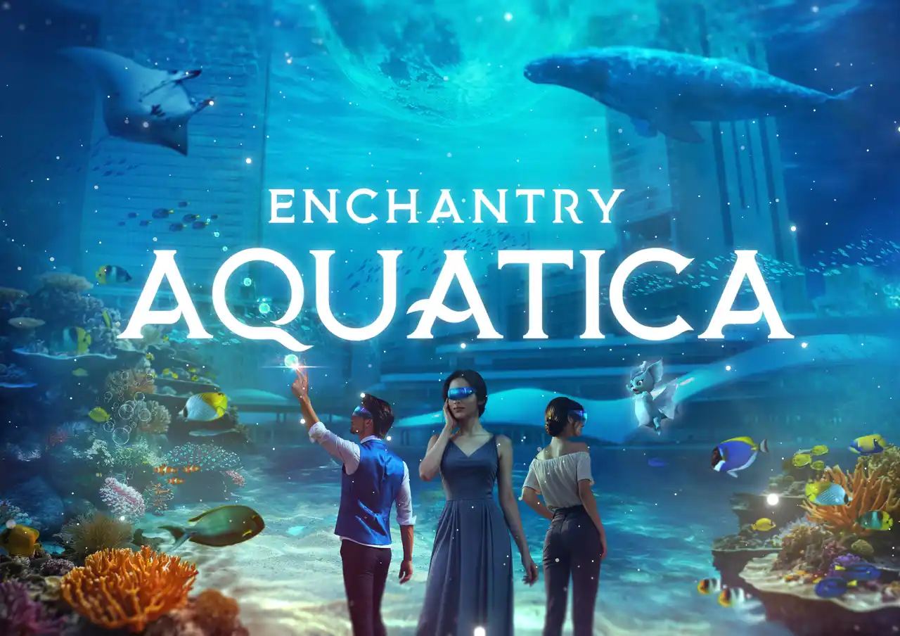 【ティフォン株式会社】 ミラージュ大阪に8月4日(月)よりApple Vision Proを使った新アトラクション「エンチャントリー アクアティカ」が登場！本日より予約受付開始