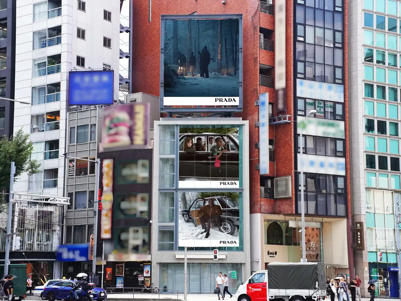 【株式会社ヒット】 屋外広告のヒットが『南青山骨董通りヒットビジョン』を正式稼働