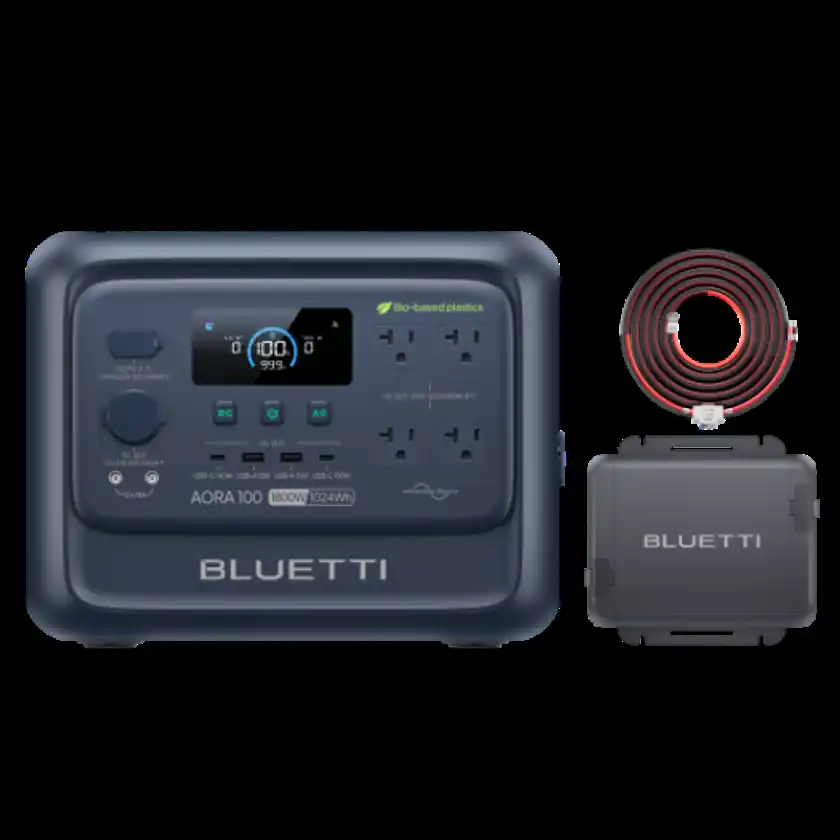 中容量ポータブル電源「AORA 100 V2（Bio-Based Plastics）」とCharger 1