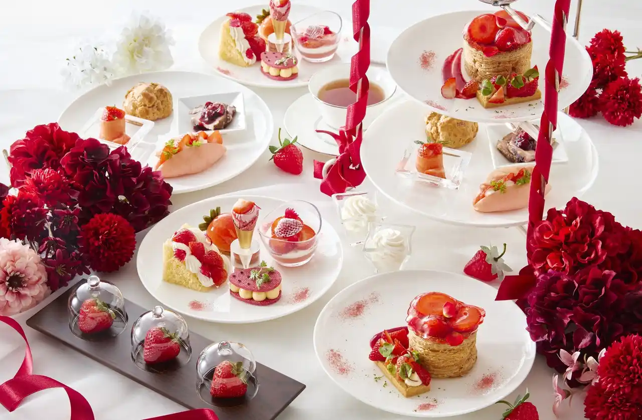 【ホテル日航大阪】「苺アフタヌーンティーセット WINTERバージョン」を1月5日より提供