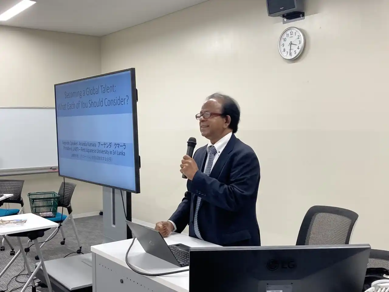 【叡啓大学】Lanka Nippon BizTech Institute (LNBTI)学長　Ananda Kumara 教授を迎えてIEP特別講演を開催しました
