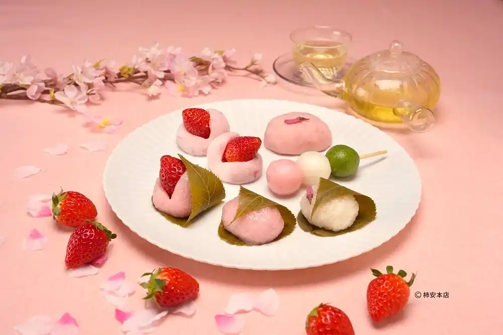 口福堂で祝う “いちごと桜の春まつり” 　ひなまつり・お花見・ギフトにぴったりな和菓子が続々登場！