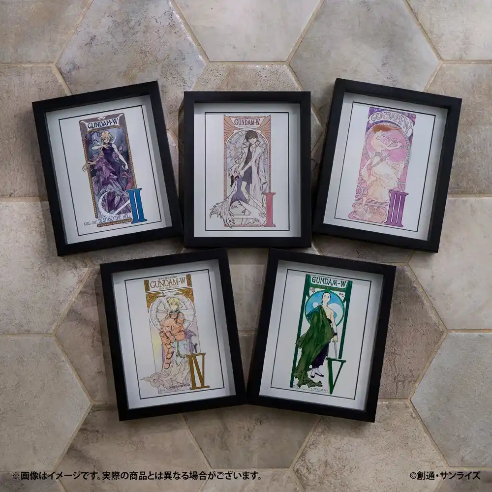 【バンダイナムコフィルムワークス】 『新機動戦記ガンダムW』TV放送30周年記念　DVD COLLECTION、30周年記念ディナーショーイラストを使用した「額装アート」が登場