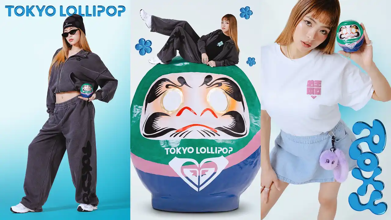 ROXY x TOKYO LOLLIPOP 2026コラボ　2025年12月26日（金）より発売