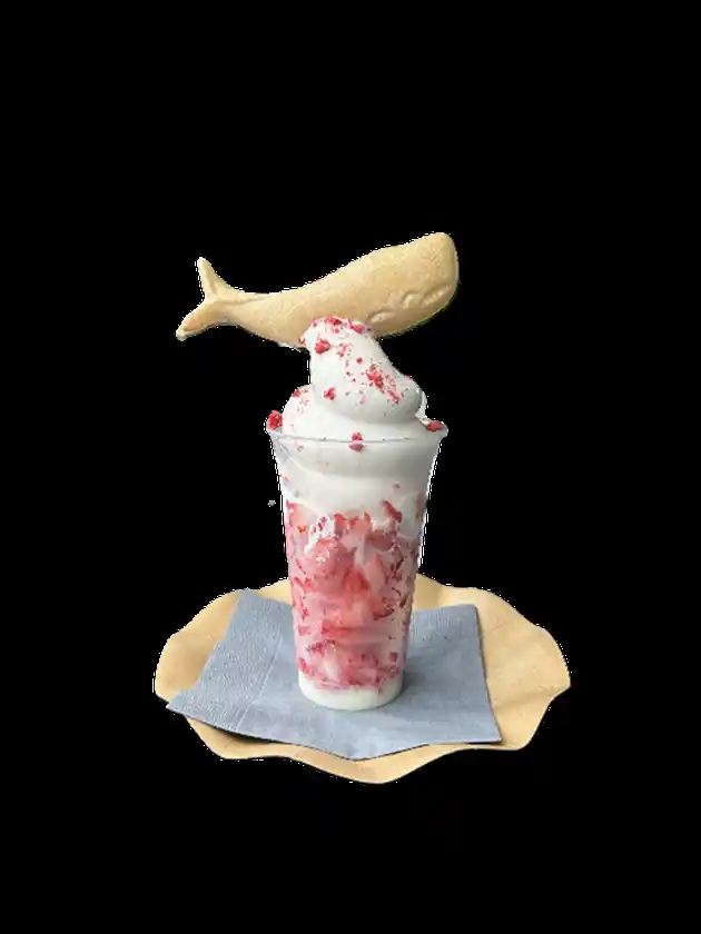 南房総産　削りいちごソフト