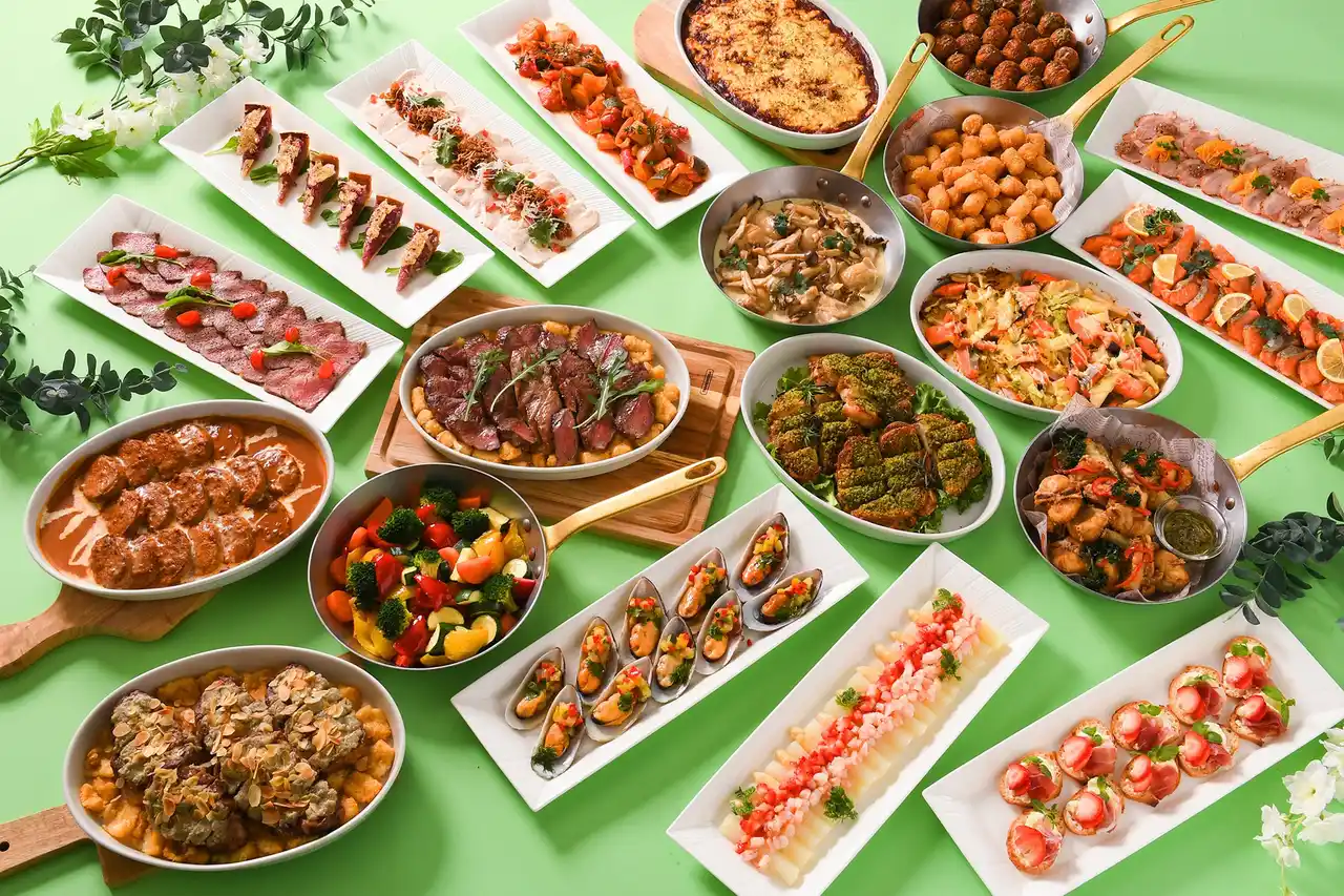 【信和グループ】 【ホテルプラザ神戸】約60種類が並ぶバイキングに、春の訪れを感じる新メニューが登場