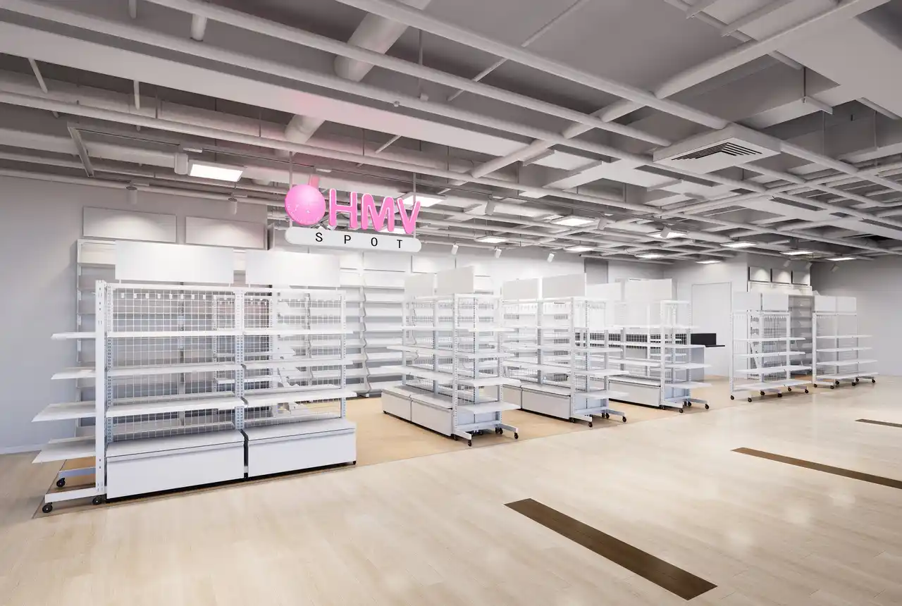 【株式会社ローソンエンタテインメント】 音楽・映像ソフトの専門店「HMV」の小型店舗『HMV SPOT 天王寺ミオ』2026年3月3日(火)に大阪・天王寺ミオ本館8階にオープン決定！