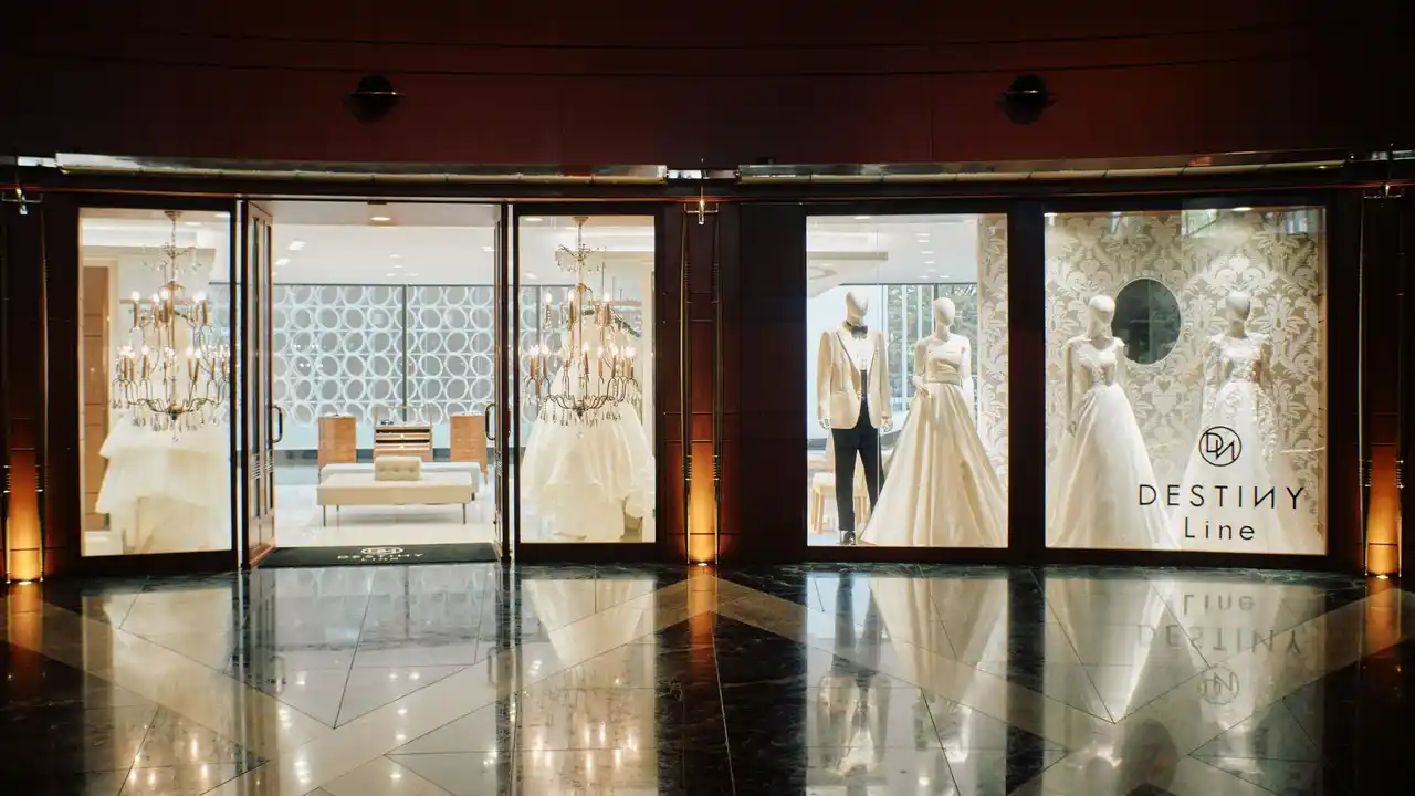 【株式会社ベスト-アニバーサリー】 ドレスサロン「デスティニー ライン 」関西3店舗目「グランドプリンスホテル大阪ベイ」内にグランドオープン