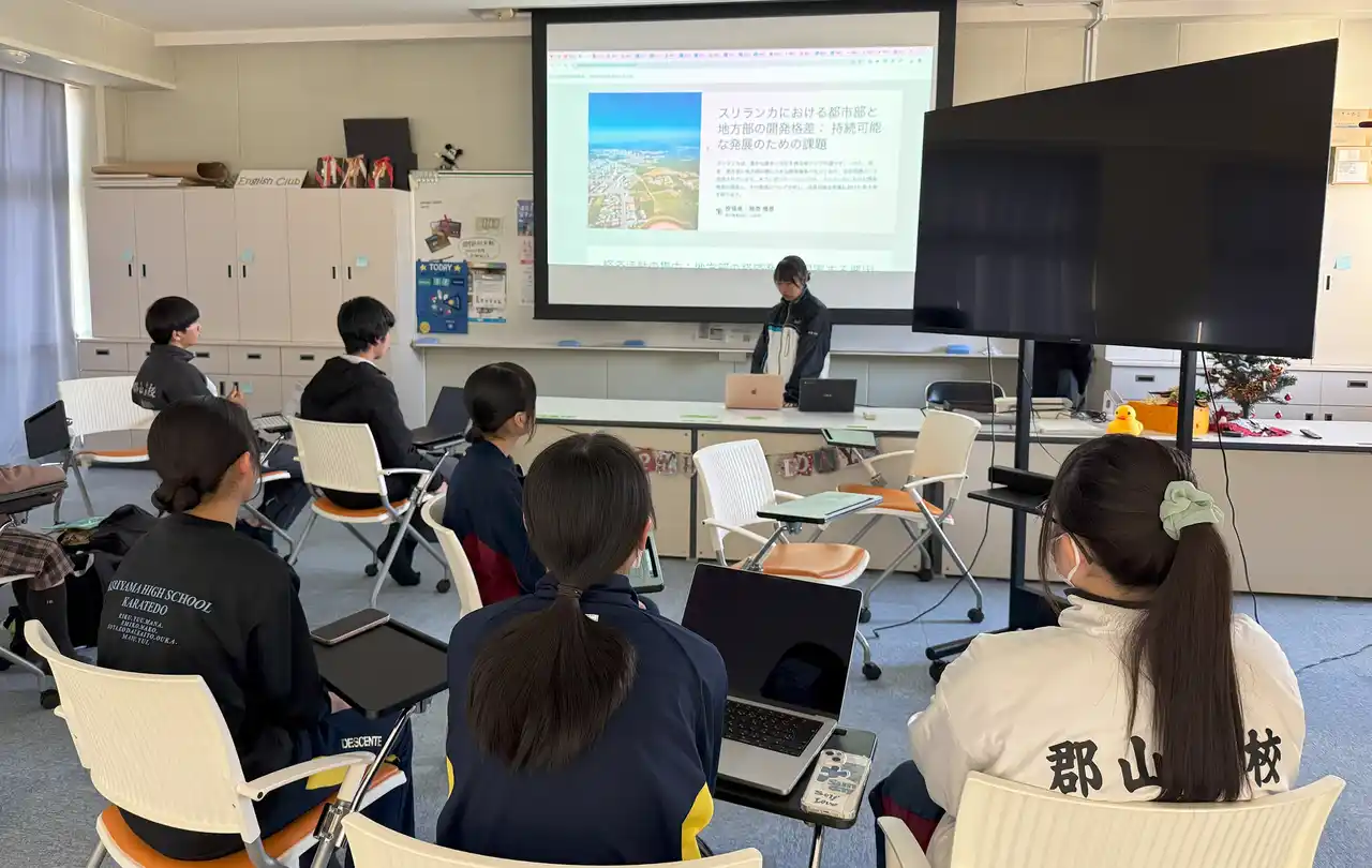 【パブロス株式会社】 福島県郡山高校、各国大使と繋がり、社会課題の解決策を提案。トンガ王国、レソト王国、スロベニアと、ジェンダー教育分野などで探究授業提供