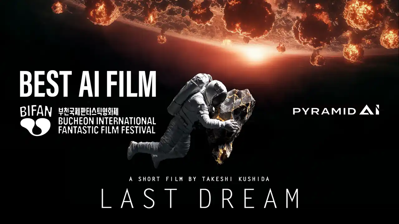【株式会社ピラミッドフィルム】 串田壮史監督『ラストドリーム』、アジア最高峰のAI映画賞に輝く！
