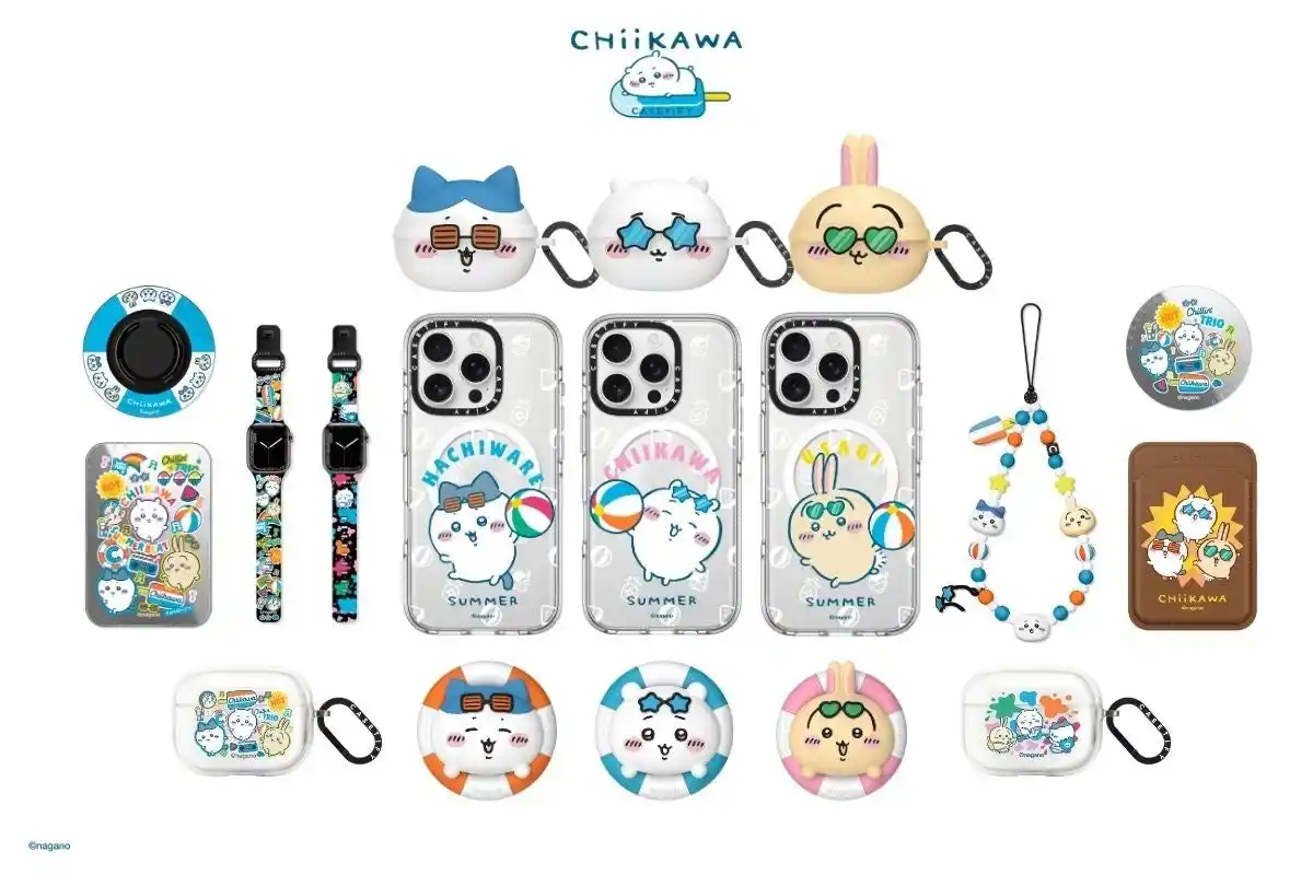 【Casetagram Limited】 【CASETiFY】「ちいかわ x CASETiFY」この夏、テックアクセもビーチ仕様に！