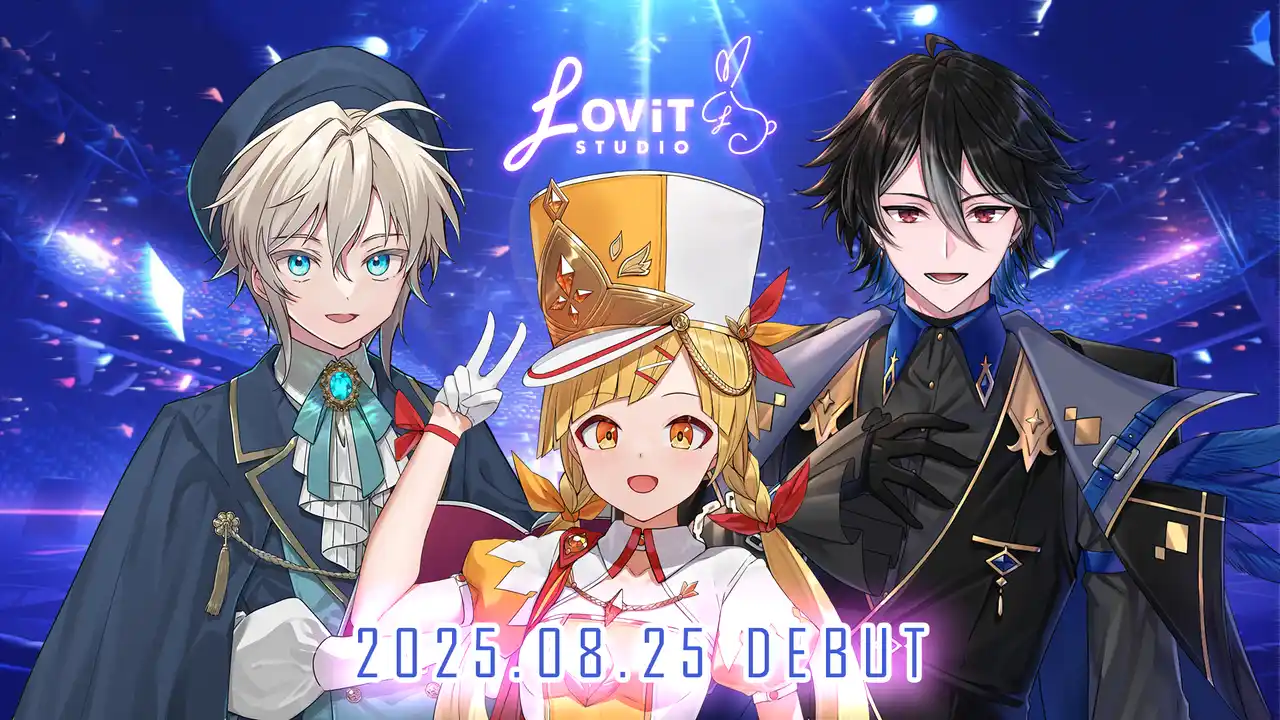 元気足りてる？とにかく明るいパレードリーダー、紳士っぷり溢れる騎士、癒やし効果をお届けする見習い魔術師の3名が本日8月25日（月）にVライバーデビュー