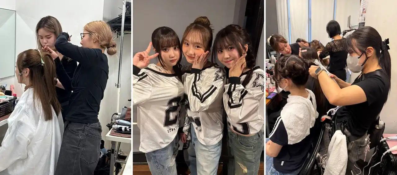 【株式会社アルテジェネシス】 注目の日韓アイドルグループ合同イベント「iDOL EXchange」　ダンスボーカルグループ ERG（エルグ）のヘアメイクを美容室 Ashが担当！