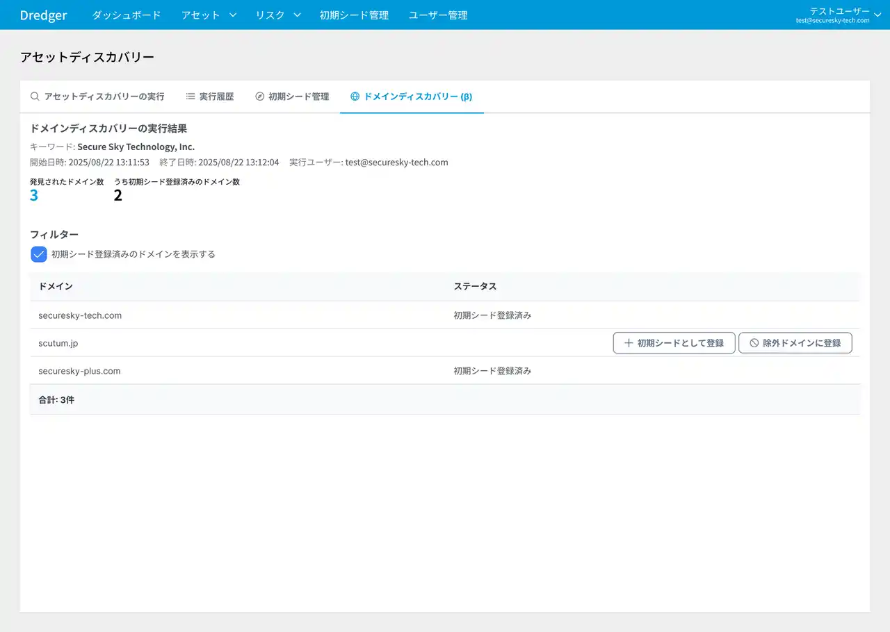 セキュアスカイ・テクノロジー、EASM「Dredger（ドレッジャー）」 の最新機能アップデート