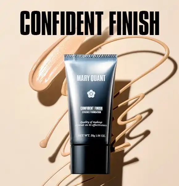 【株式会社 マリークヮント コスメチックス】 纏うのは、ツヤと自信。マリークワントから高保湿の美容クリームファンデーション『コンフィデント フィニッシュ』が登場！