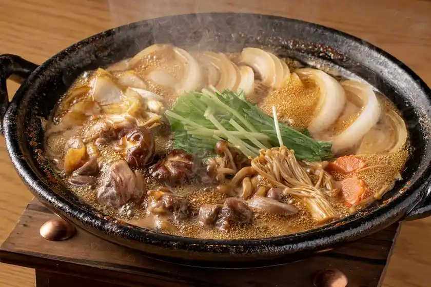 九州地鶏の焼きすき鍋