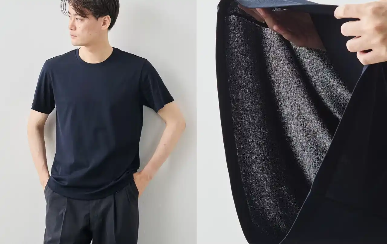 【Factelier（ファクトリエ）】 和歌山県生まれの「“風、抜ける” 冷ヤシャリ Tシャツ」再登場！着た瞬間にヒンヤリ。～夏に最適な“限界”まで撚った特殊糸使用～