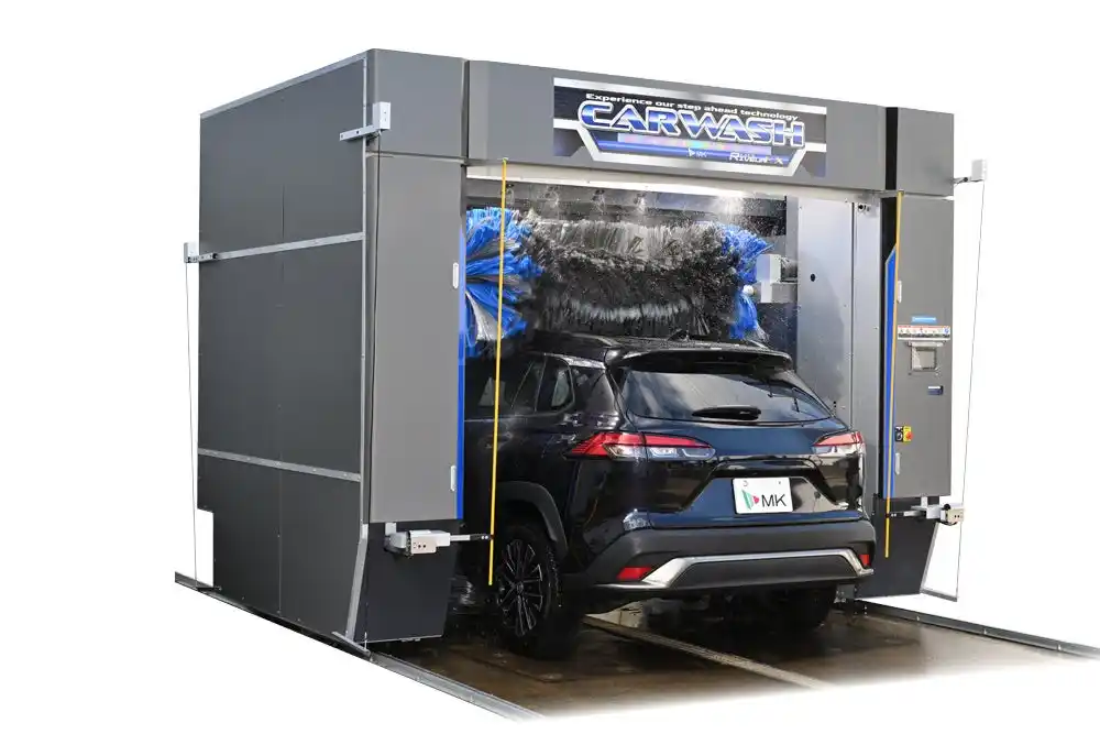 【エムケー精工】 幅広な間口で大きな車も快適洗車！間口2,600mmのドライブスルー門型洗車機「リヴェールEX」受注開始