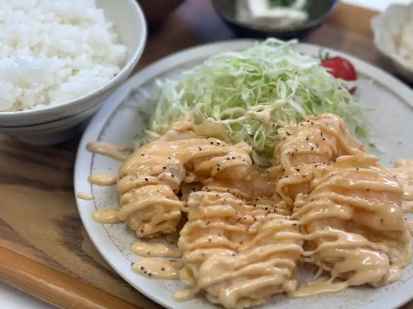エビマヨ定食