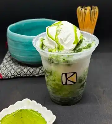 “極氷（河越抹茶）” 誕生！清涼感あふれる河越抹茶を使ったかき氷
