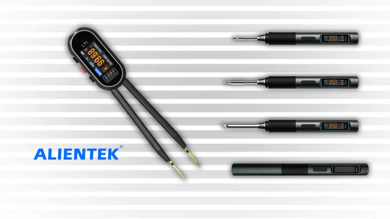スイッチサイエンス、ALIENTEK社 ピンセット式LCRメーター「LT1 」とスマートはんだごて3種「T90A」「T90B」「T90C」を2025年9月10日より販売開始