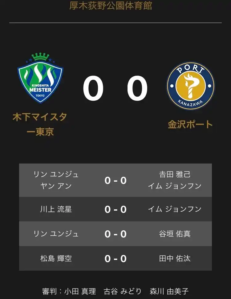 【卓球のＴリーグ】 ノジマＴリーグ 2025-2026シーズン 公式戦 3月7日開催 木下マイスター東京vs 金沢ポート　対戦オーダー発表