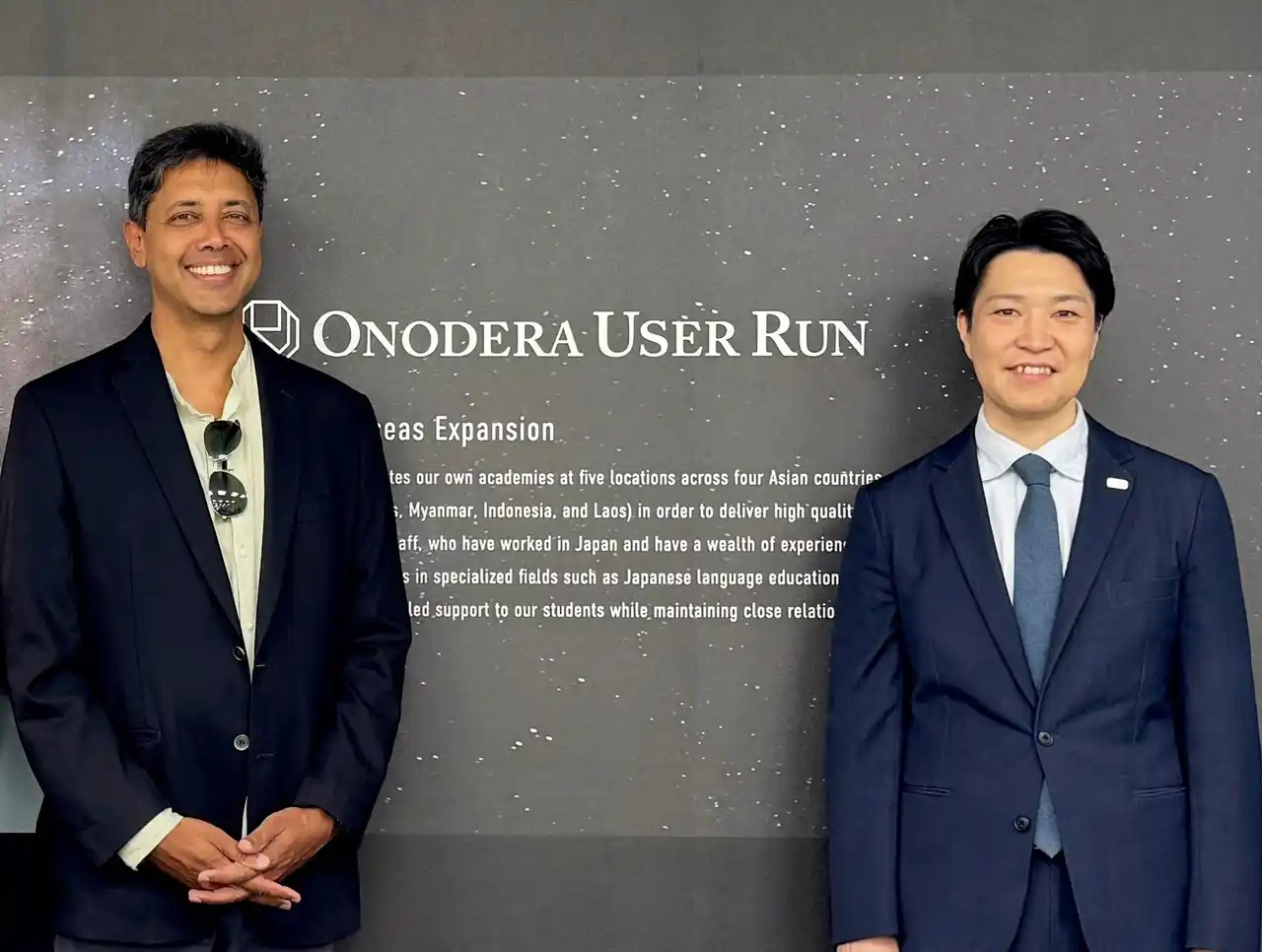 【株式会社ONODERA USER RUN】 ―特定技能業界をリードする ONODERA USER RUN―　イエール大学Y-RISE Mobarak教授が来社　国際共同研究の連携プロジェクト始動