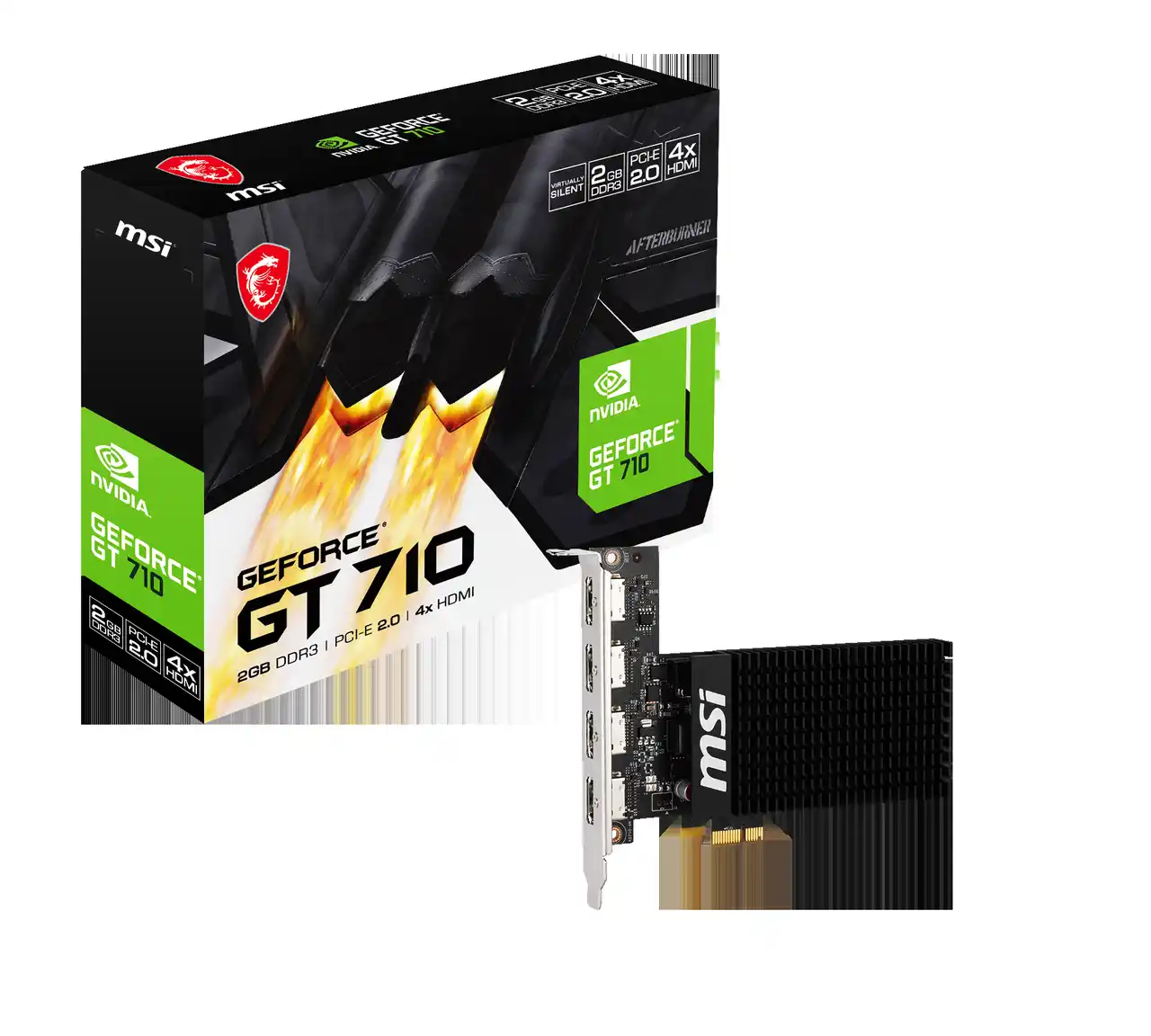 【エムエスアイコンピュータージャパン株式会社】 MSI、GeForce GT 710を搭載したグラフィックスカード　「GT 710 2GD3H 4HDMI」発売のお知らせ