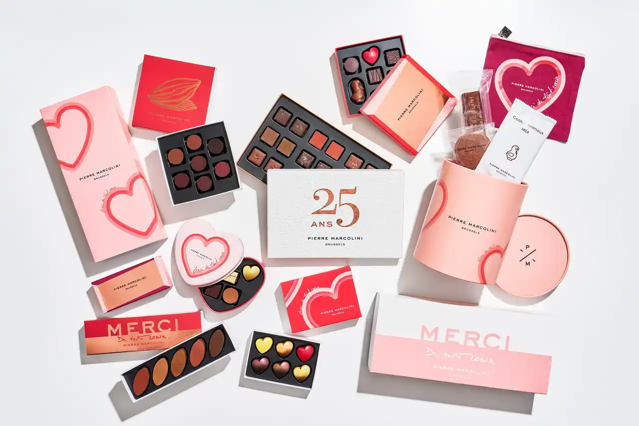 【ピエール マルコリーニ】2026 バレンタインコレクション 日本上陸25周年のテーマは“Merci de tout Coeur (心からありがとう)”。1月10日（土）より数量・期間限定発売