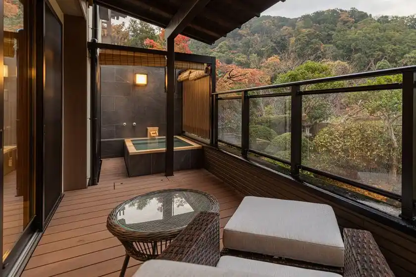 【メゾネット】テラス・露天風呂