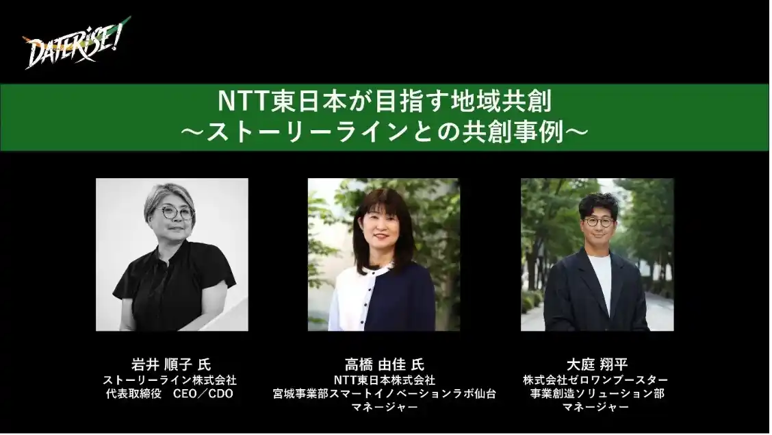 【NTT東日本株式会社】 「DATERISE！2025」にNTT東日本がPLATINUM SPONSORとして協賛