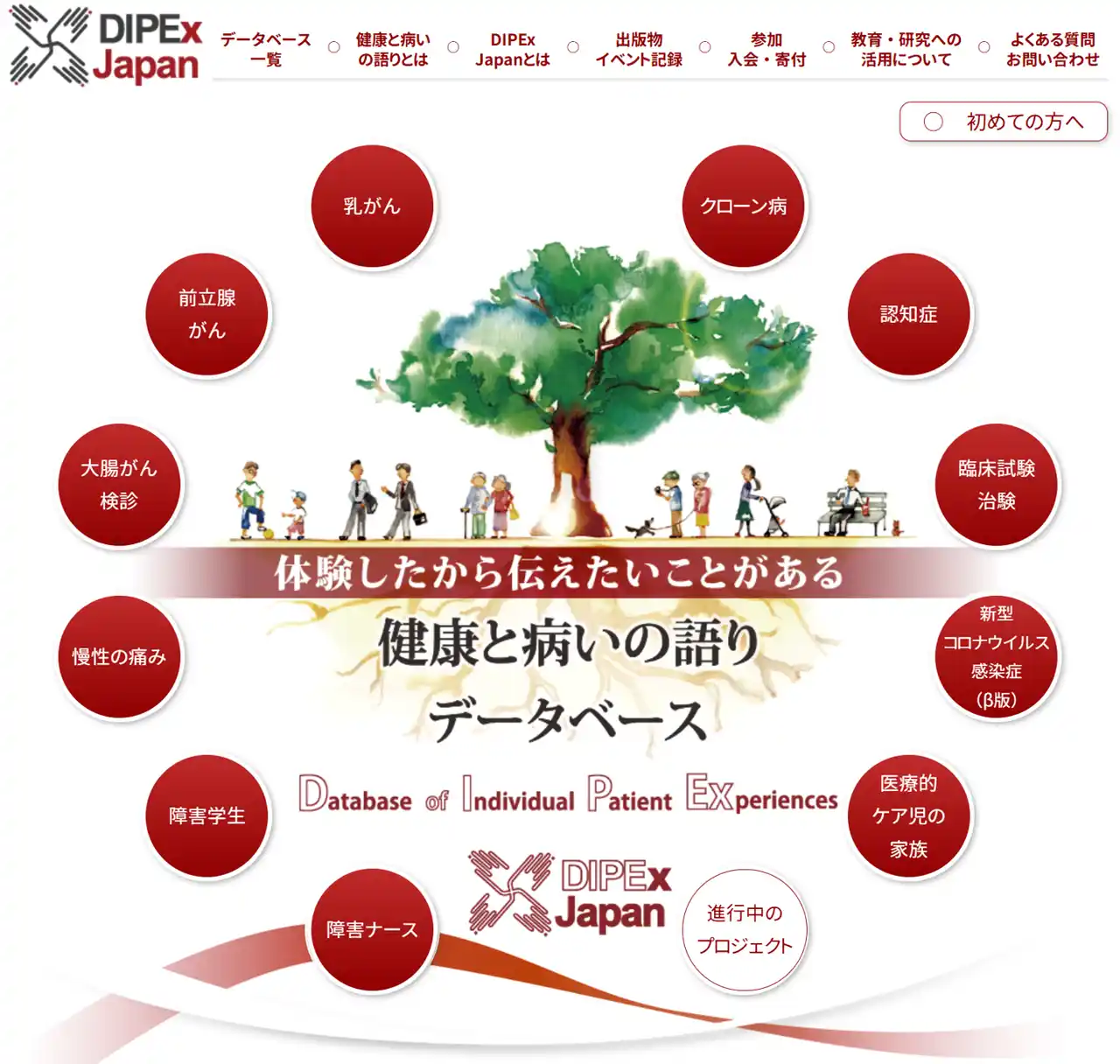 健康と病いの語りディペックス・ジャパン、新しい贈与論の寄付先に決定