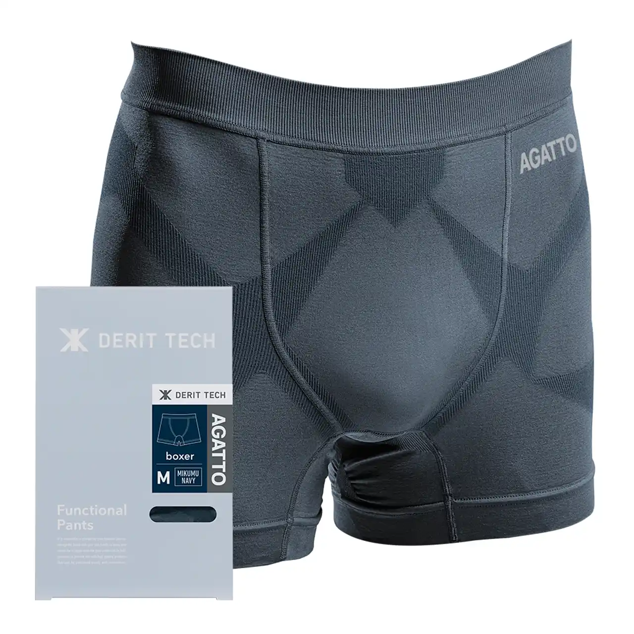 骨盤ととのえ、パフォーマンス向上を目指す人気の「デリットテック　機能性パンツ（男性用）」がゴルファー 堀川未来夢プロのゴルフウェアブランド「AGATTO」と初コラボレーション