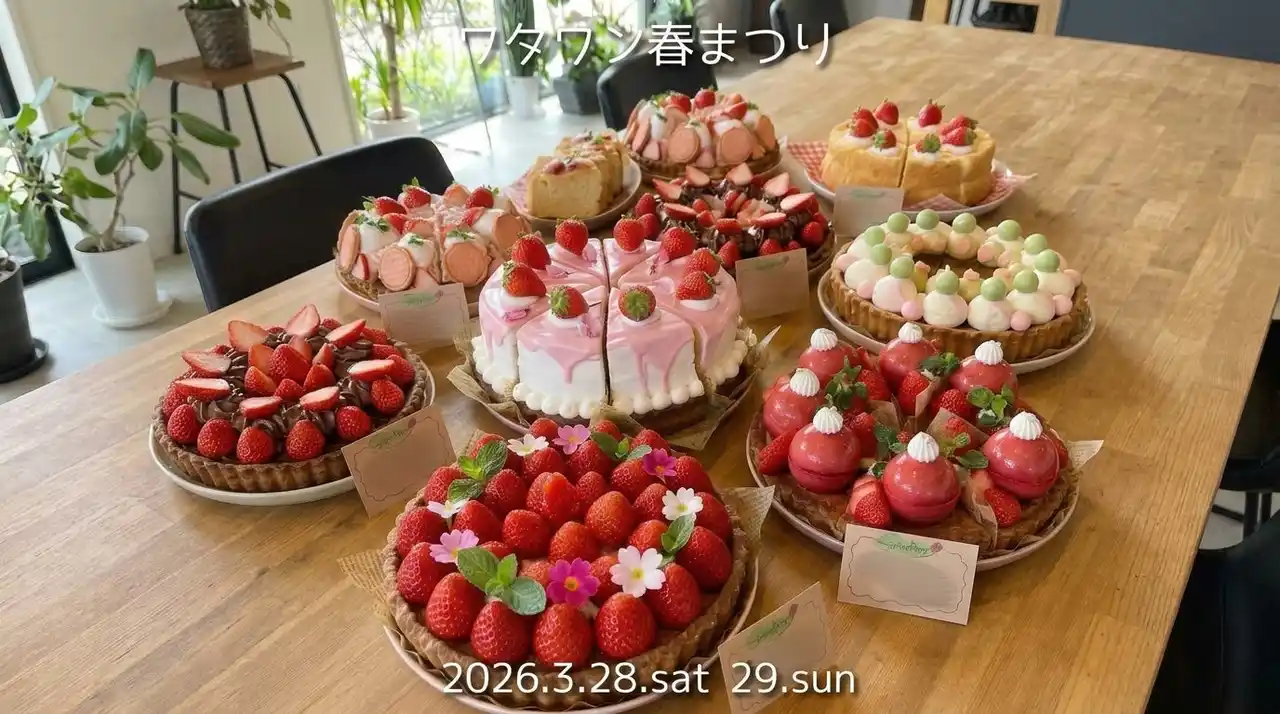 ＼春イベント2026／いちごスイーツ×親子体験ぜんぶ入り！3/28・29 開催【大阪・岸和田】