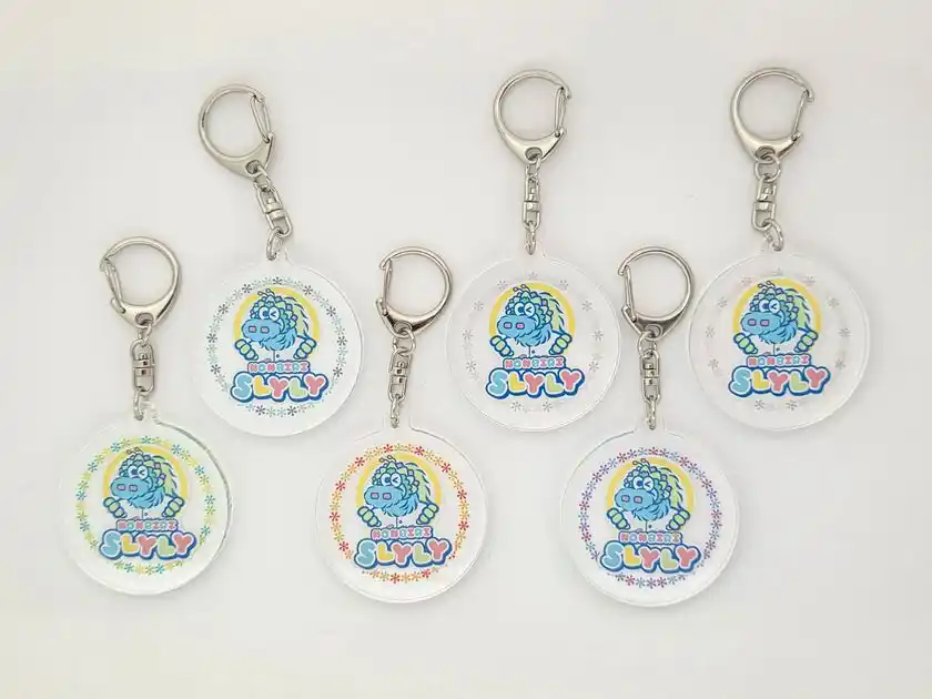 のんびりスラィリーアクリルキーホルダー6種類