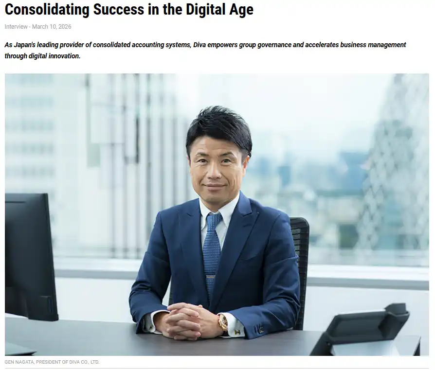 【ディーバ】英国のグローバルメディア『The Worldfolio』にディーバ代表取締役社長 永田玄のインタビュー記事が掲載されました