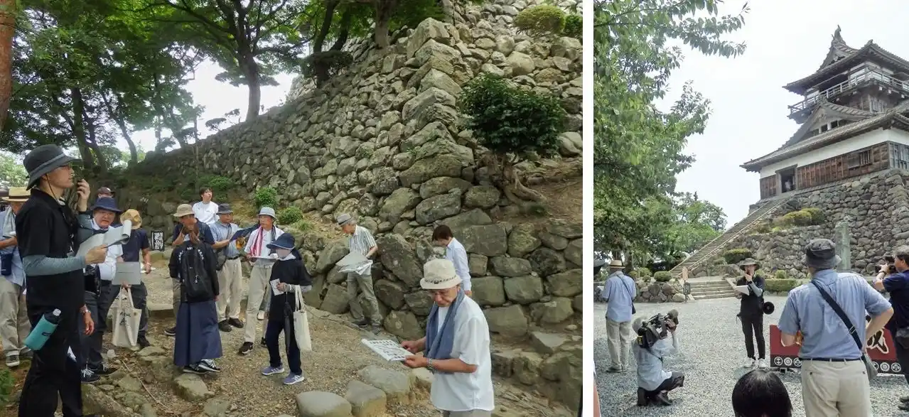 【福井県坂井市】丸岡城の城山整備　課題を市民と共有