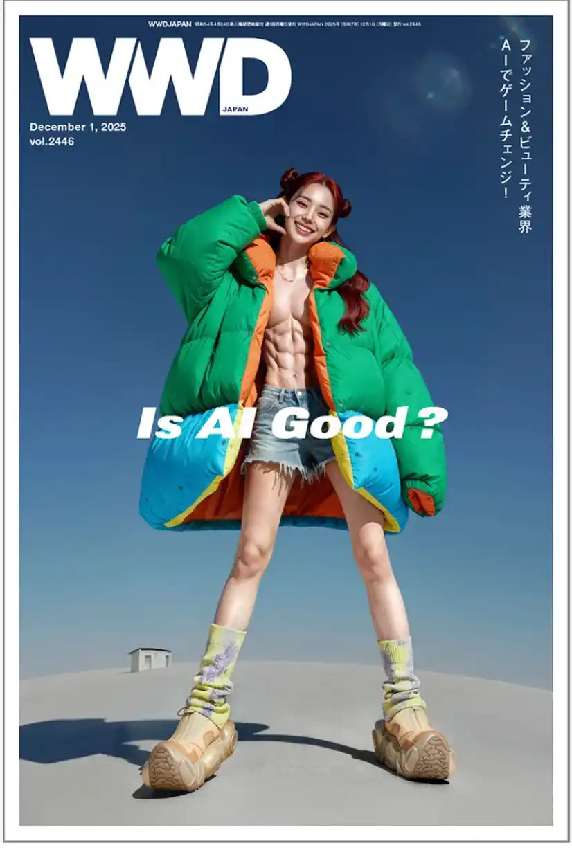 【AI model株式会社 】 生成AIでアパレルビジネスの事業変革を支援。WWDJAPAN 最新号の表紙にAI model が登場。新サービス「A/CLOUD」を特集タイアップにて紹介。