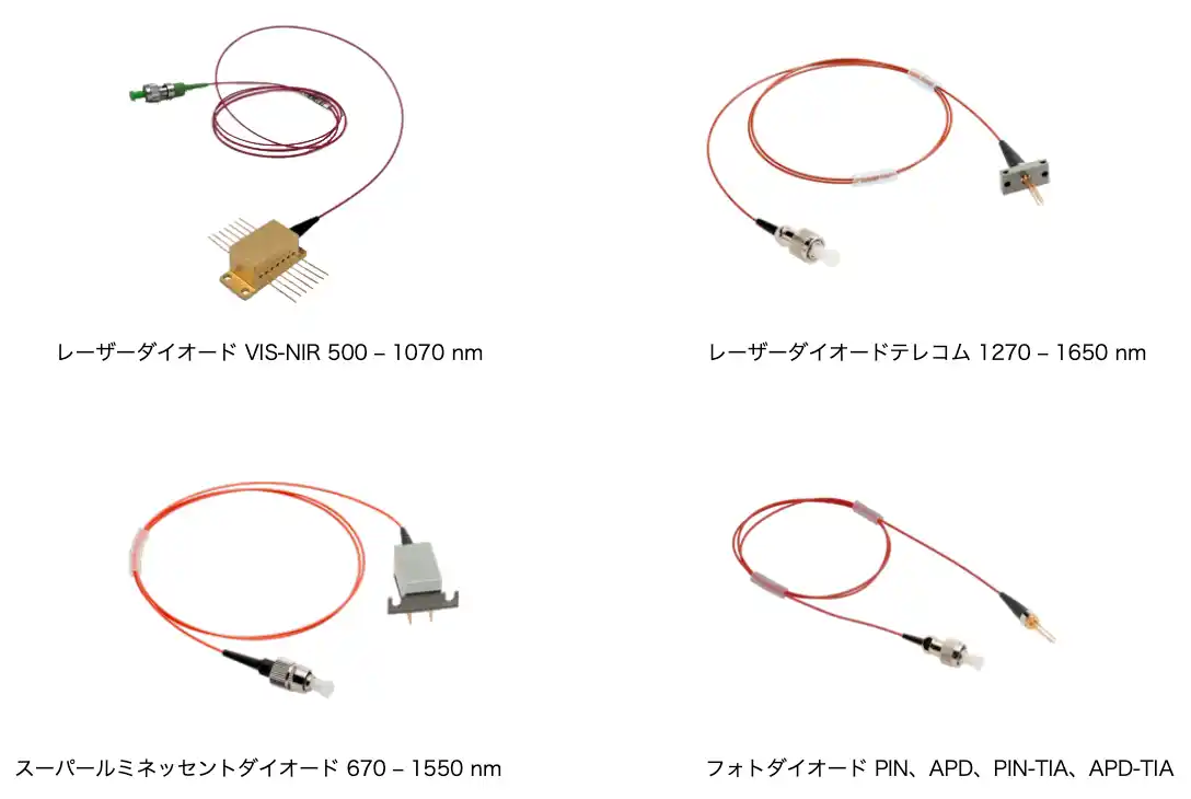 【株式会社光響】 LD4B 社、可視~近赤外対応レーザーダイオード/スーパールミネッセント ダイオード/フォトダイオード製品 輸入・販売開始のお知らせ