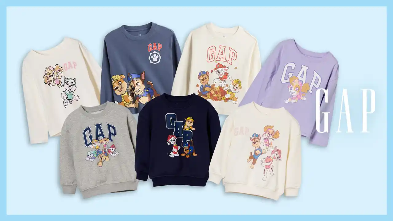 Gap、パウ・パトロールの人気キャラクターと GAPロゴがデザインされた最新FALLコレクションが登場！