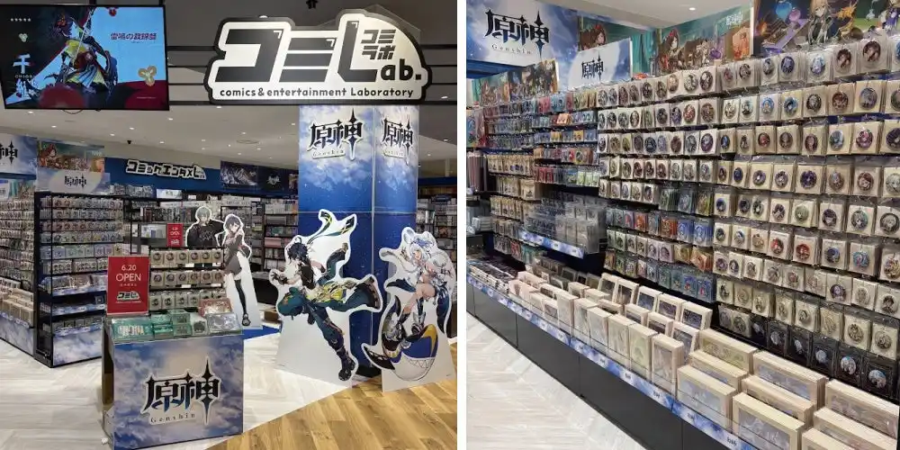【株式会社未来屋書店】 原神、崩壊：スターレイル、ゼンレスゾーンゼロなどのグッズ、アニメ雑貨を取り揃えた関東最大級の「コミLab.」が千葉県に初上陸！