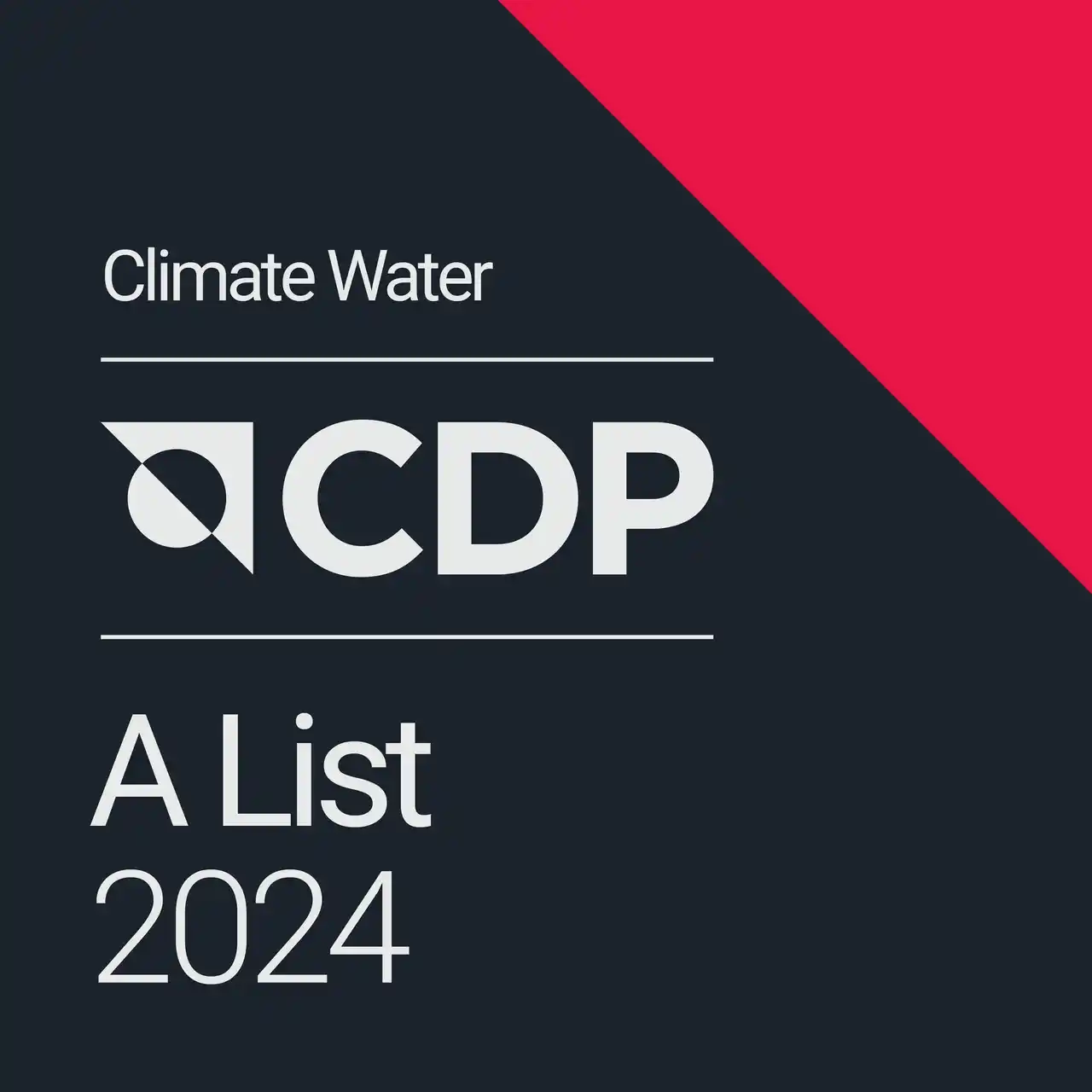 【小野薬品工業株式会社】 小野薬品、CDP 2024「気候変動」および「水セキュリティ」において最高評価Aリストに選定