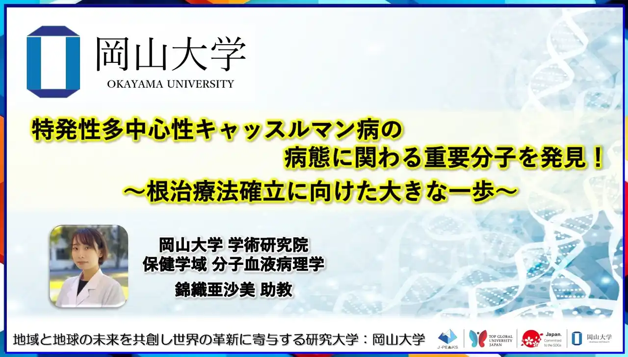 【岡山大学】特発性多中心性キャッスルマン病の病態に関わる重要分子を発見!~根治療法確立に向けた大きな一歩~