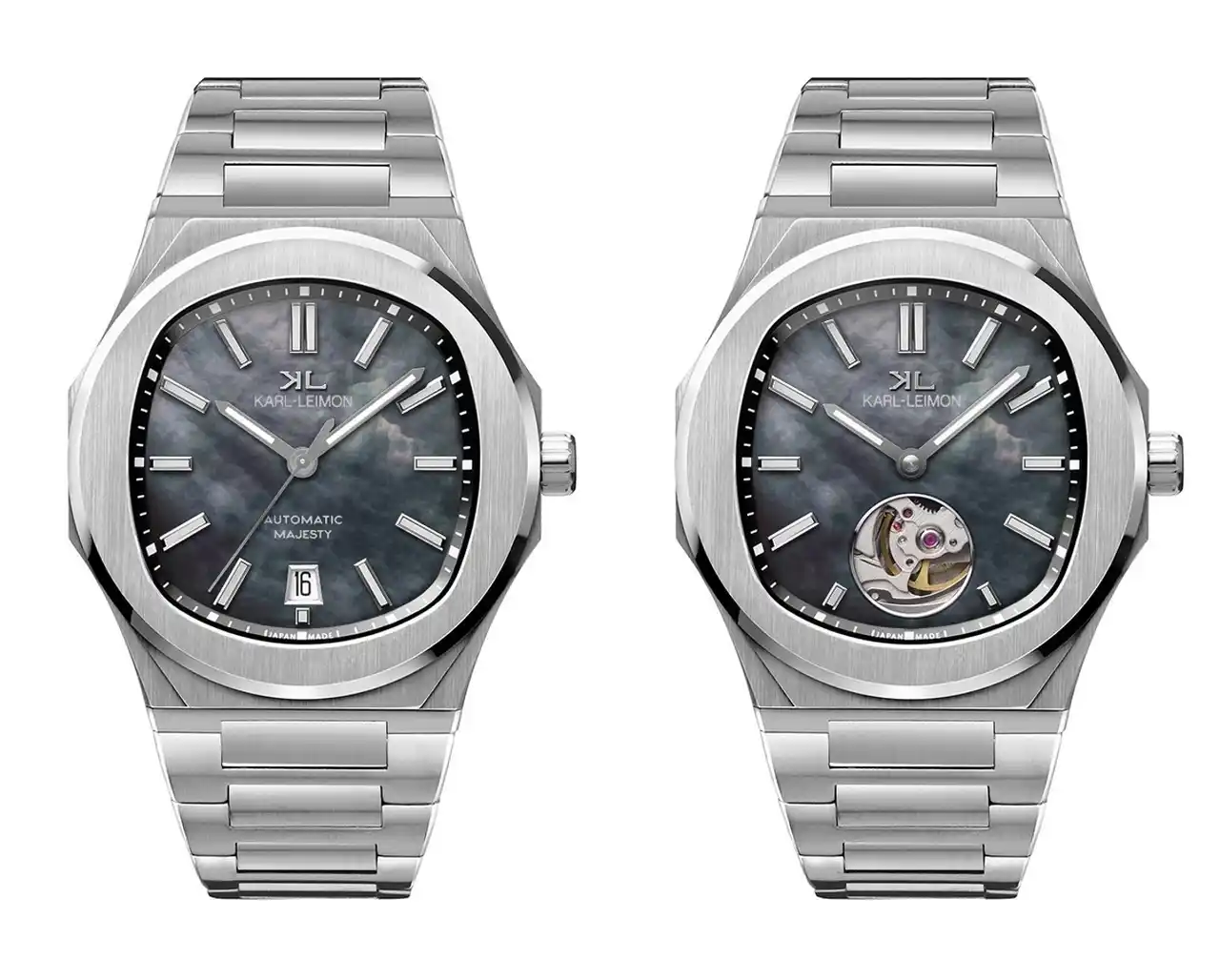 【株式会社K＆L COMPANION】 【数量限定】KARL-LEIMONの象徴的スポーツウォッチ「MAJESTY AUTOMATIC」にブラックMOPモデルが登場