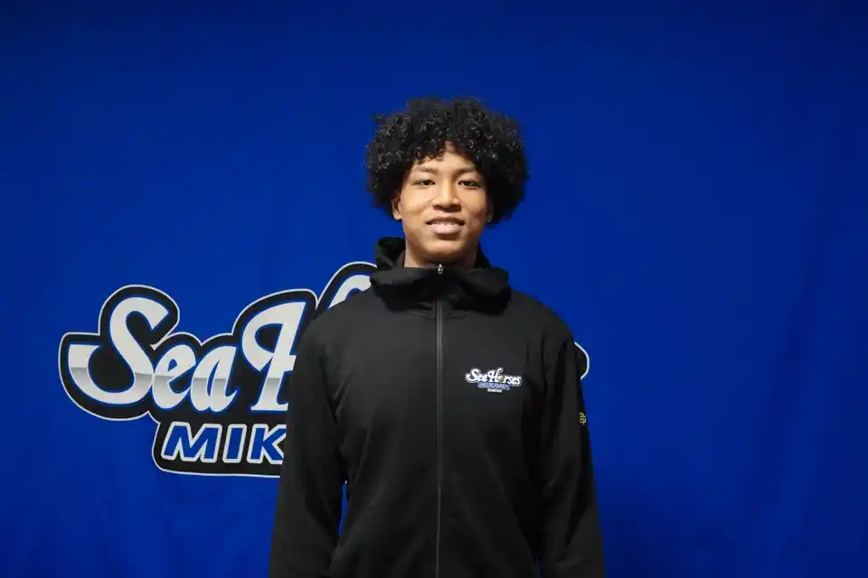 【シーホース三河】 198cmの若き才能が三河へ。白鷗大学の境アリーム選手が練習生としてシーホース三河の練習に参加