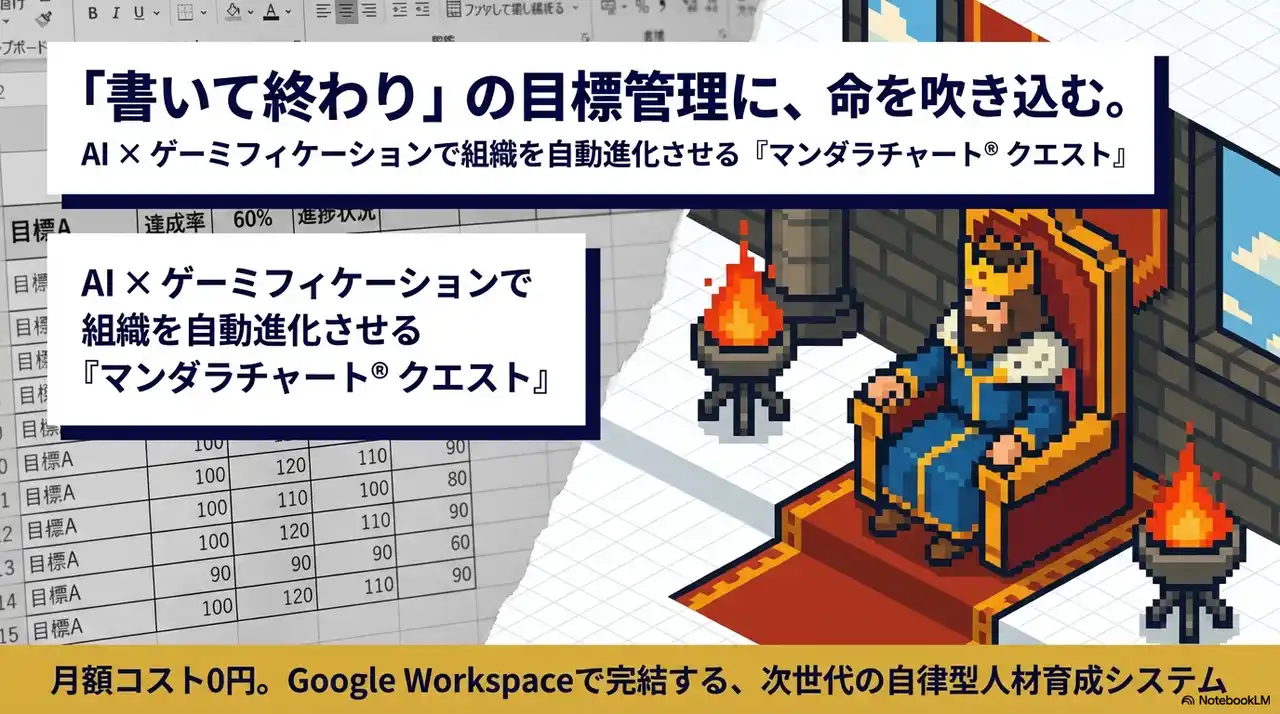 大谷翔平選手の目標設定で有名なマンダラチャートの元祖が、実践のためのゲームを開発！「マンダラチャート(R)クエスト」をAI World／AI人材育成EXPOで初公開