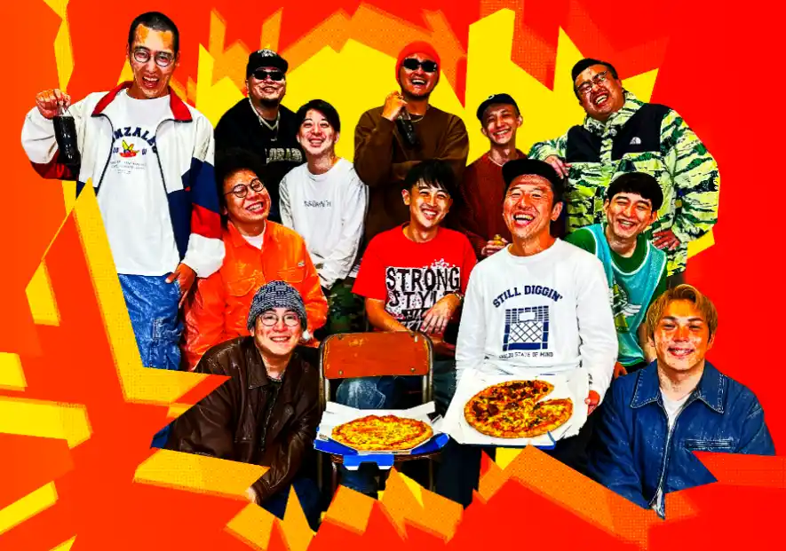 【吉本興業株式会社】 うるとらブギーズ・八木、めぞん・吉野、からし蓮根・青空、溝上たんぼ ら率いる若手芸人HIPHOP同好会3rdアルバム『バチバチバースツアー』本日配信開始!