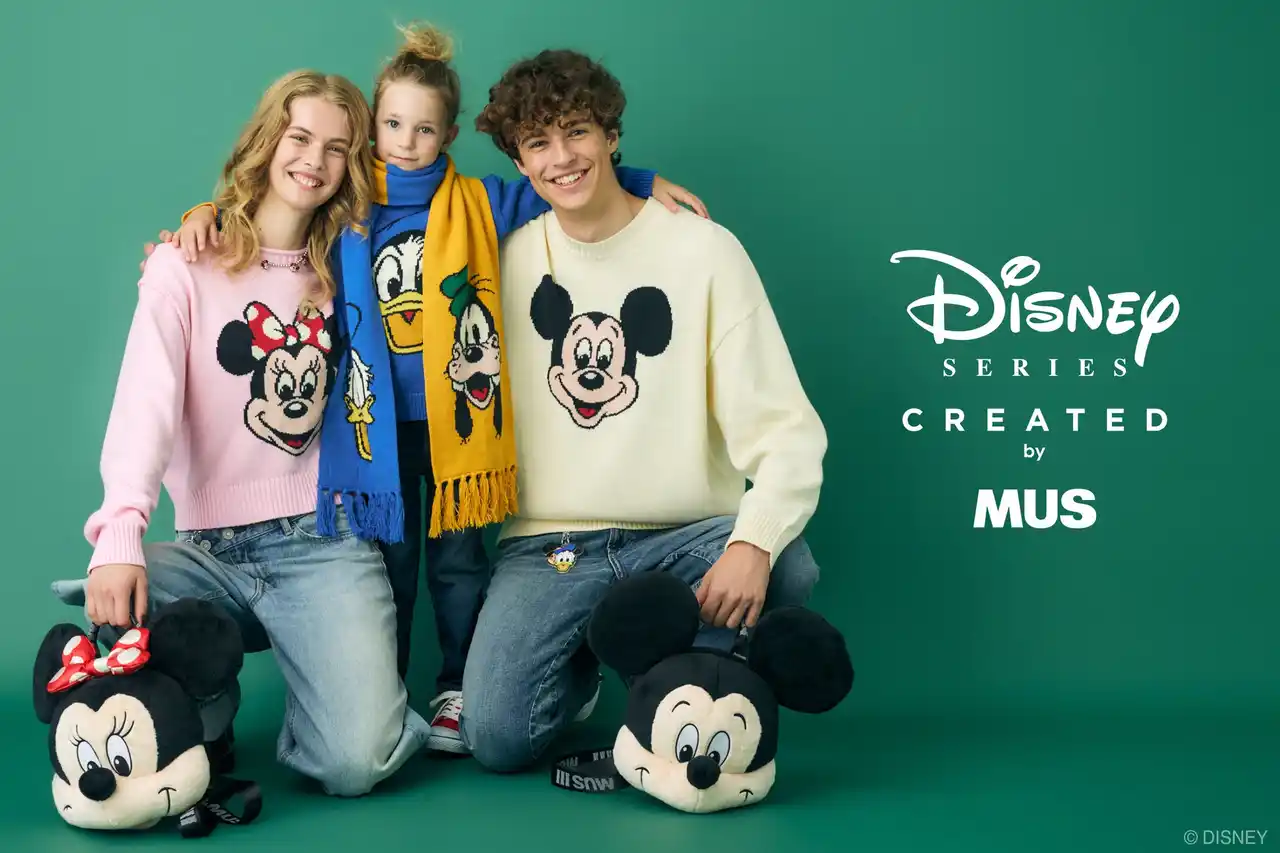 『MUS（エムユーエス）』より「Disney SERIES CREATED by MUS」の SMILE FACE COLLECTIONを9月3日(水)より発売開始