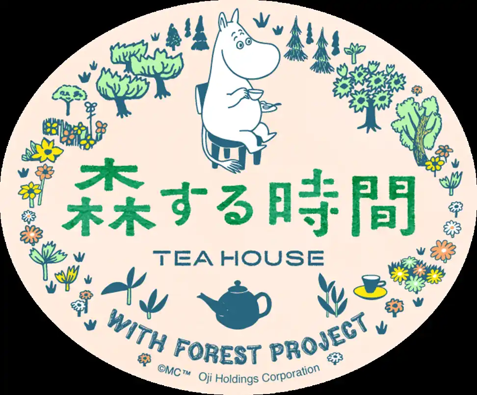森の恵みを五感で味わう、代官山で期間限定カフェイベント開催MOOMIN×OJI 「森する時間 TEA HOUSE」　　　　　　　　　　　8月1日(金)～8月7日(木)