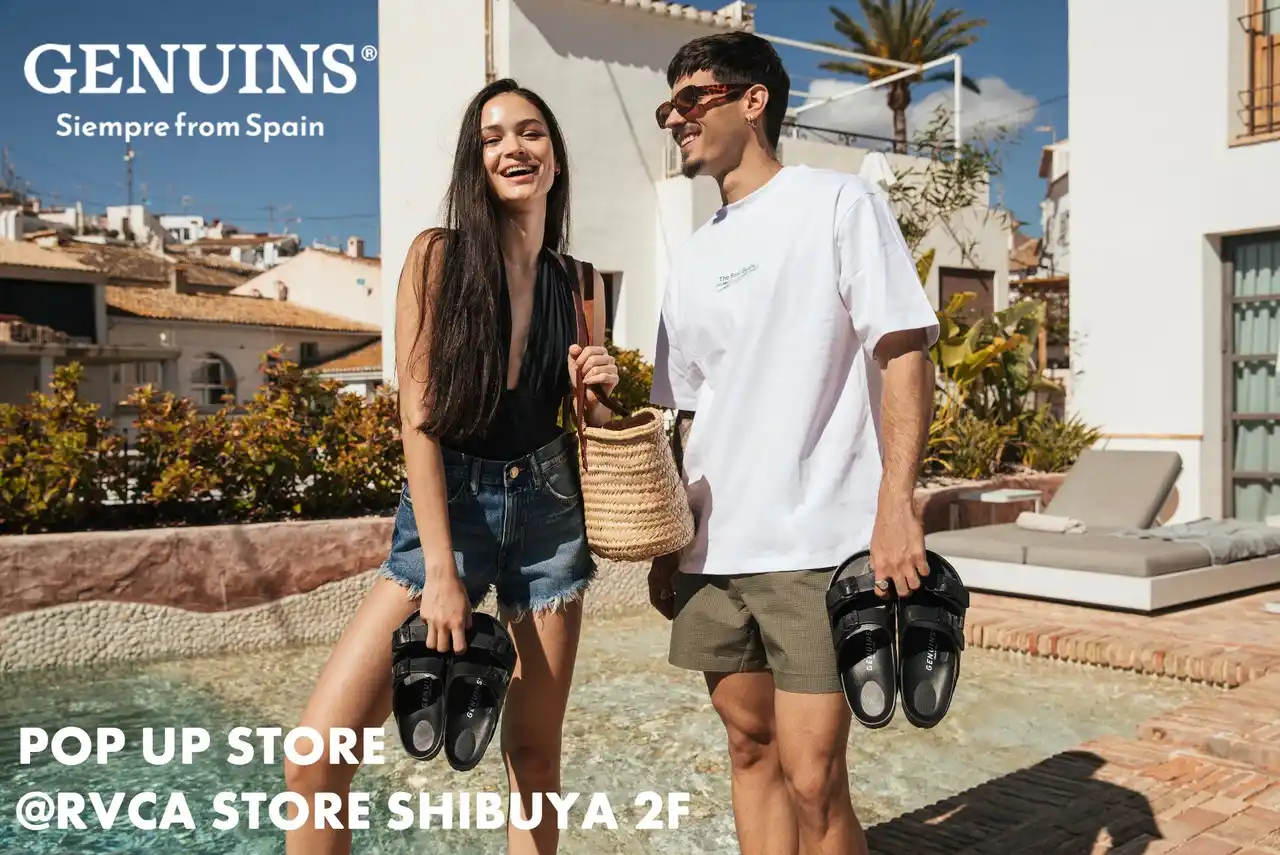 スペイン発のエシカルなフットウェアブランド「GENUINS」がクラフトマンシップ溢れるサンダルのPOP UP STOREを渋谷にオープン！